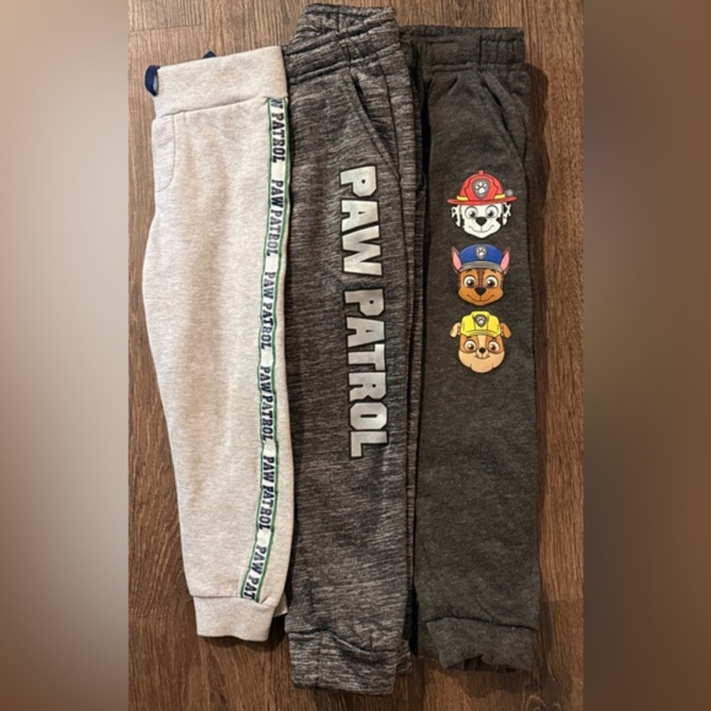 Nickelodeon Paw Patrol Kids Joggers - Gray and Black
